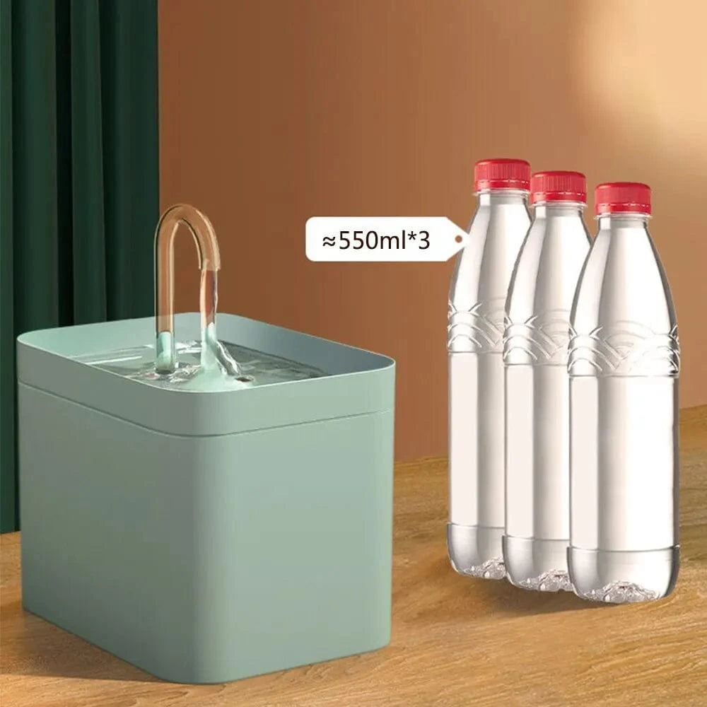 Fontanna Miska Dla Kota | Akcesoria Kota Zielony / 1.5L