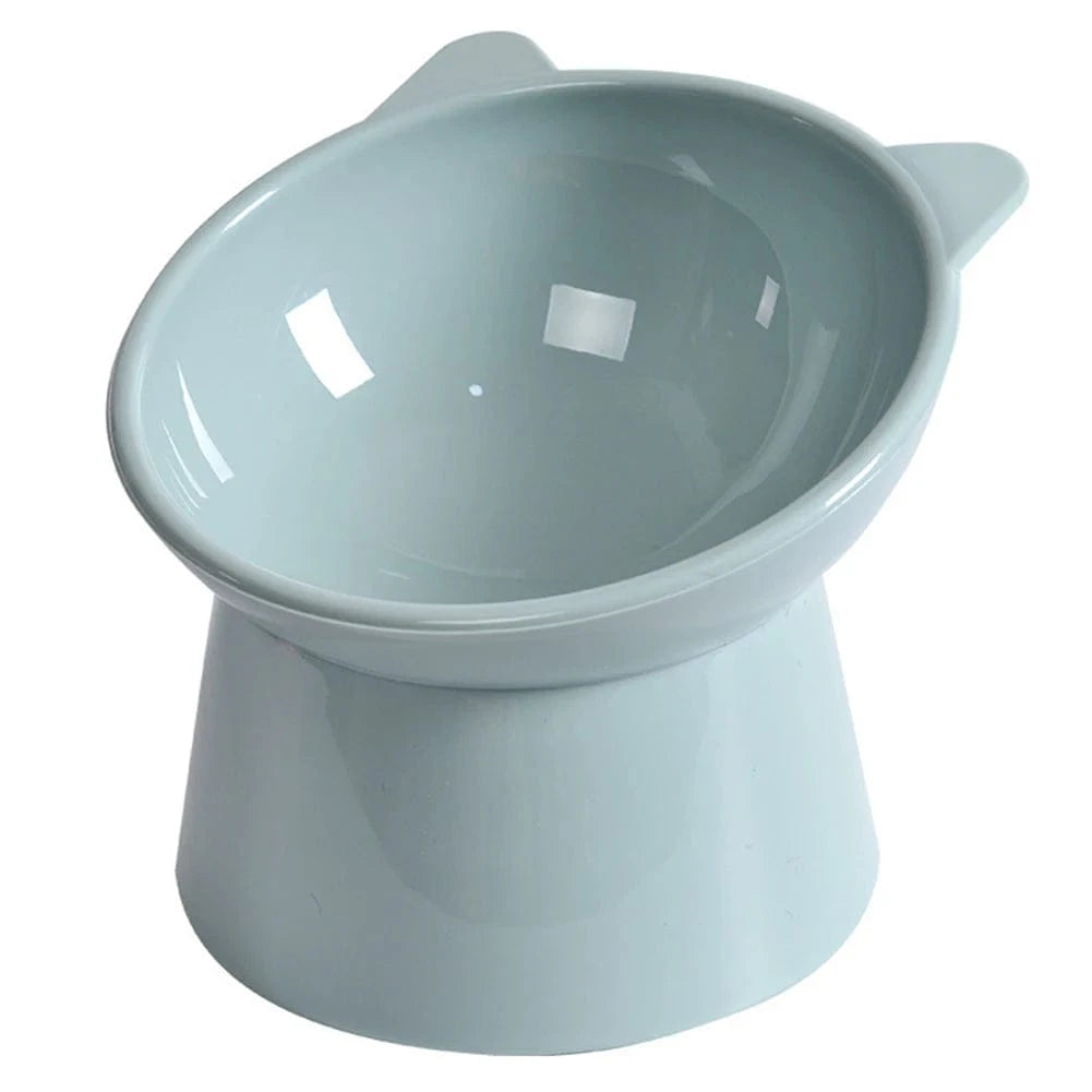 Miska Dla Kota Na Karmę Ergonomiczna Podwyższona | Akcesoria Kota Szary