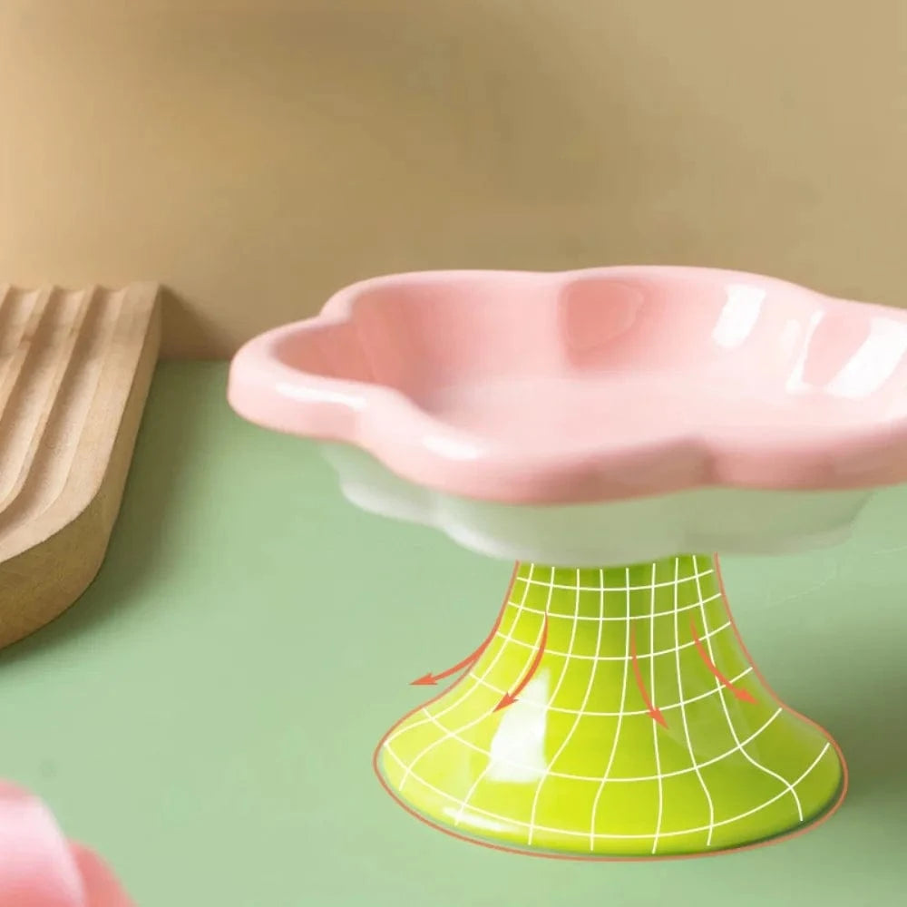 Miska Dla Kota Porcelanowa | Akcesoria Kota Różowy